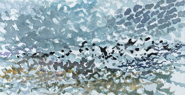 Andrew Carter - Artist & Printmaker Landscape watercolours watercolour on Saunders Waterford