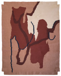 ARTicles Art Gallery Akiko Kotani wool over linen tapestry