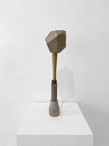 ARTicles Art Gallery Charles Parkhill wood, found objects and concrete