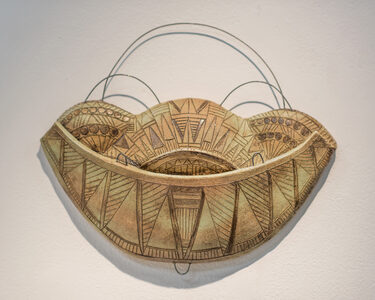 ARTicles Art Gallery Jan Richardson handbuilt stoneware and wire with oxidation firing