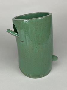 ARTicles Art Gallery Babette Herschberger  extruded and hand built stoneware with glaze, fired to cone 6