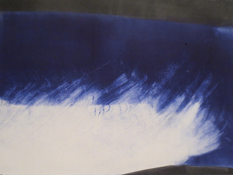 Barbara Shapiro " Waves" Monotype on paper