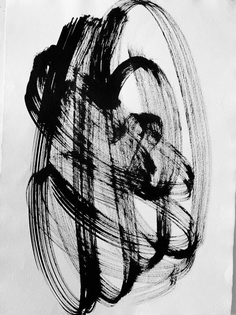 Barbara Shapiro Black and White" Pronto Plate Lithograph on paper