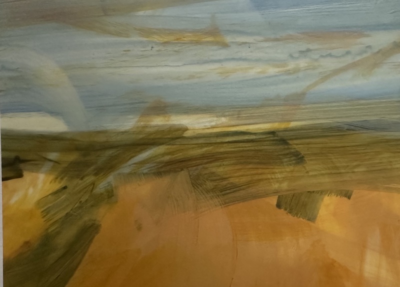 Barbara Shapiro "Glimpses  Acrylic paint on Dura-Lar