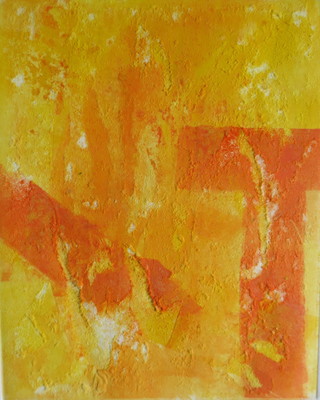 Barbara Shapiro "Ancient Tuscan Walls" Monotype 