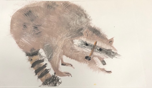 Béatrice del Perugia Animalia 2019 monotype
