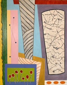 BILL FRAZIER SMALLER PAINTINGS Acrylic, charcoal, graphite and conté on canvas