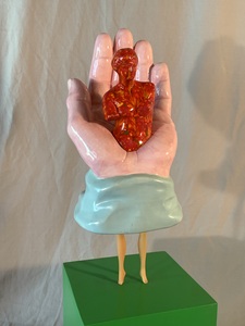 BILL FRAZIER VENUS REDUX 1990 - 1995 Glazed ceramic, doll parts and wire armature 
