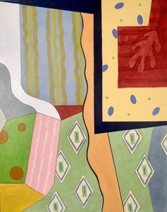 BILL FRAZIER SMALLER PAINTINGS Acrylic, charcoal, conté and graphite on canvas