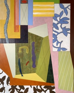 BILL FRAZIER SMALLER PAINTINGS Acrylic, conté and graphite on canvas