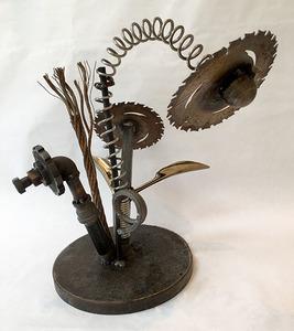 Bruce Rosensweet MUSEUM OF FUTURE ANTHROPOLOGY Found objects, welded steel