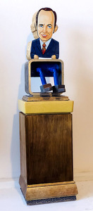 Bruce Rosensweet MONUMENTS Found objects, carved wood, acrylic paint, shellac