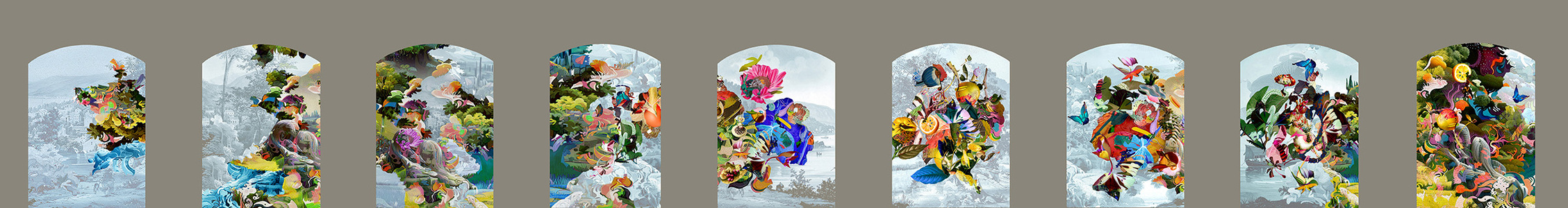 CAROL GREENAN BOUYOUCOS Peekskill Waterfront Arches 