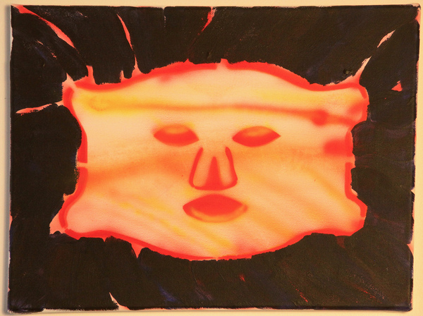 Carol Saft Masks Acrylic on Canvas