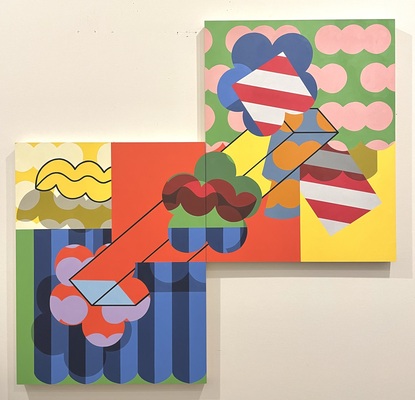 Christopher Taylor Paintings 2018-present acrylic on two panels