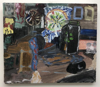 Christopher J Graham Plein Air (2016-2019) Oil and house paint on canvas 