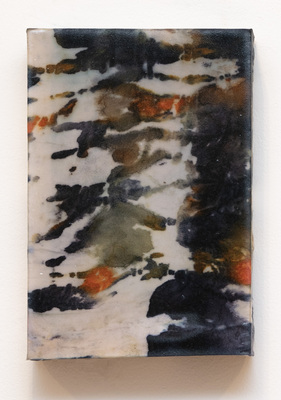 Christopher J Graham 2024 Fabric dye, polyester resin on polyester 