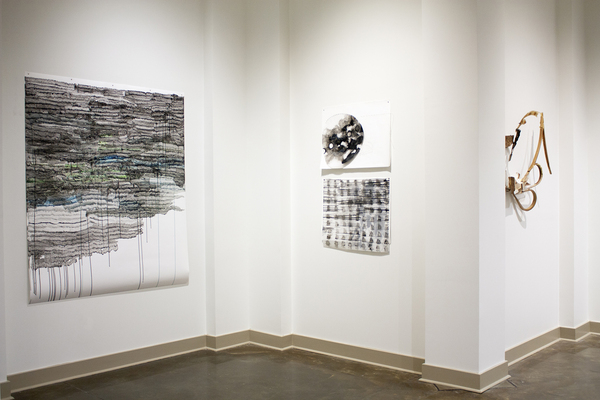 installation view from &quot;sprue, sprout, re-route&quot; (two-person exhibition)