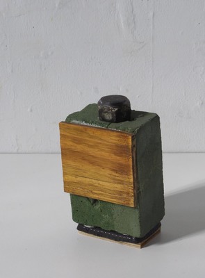 David McDonald Tiny Histories Mortar, Wood, Self Drying Clay, Pigment