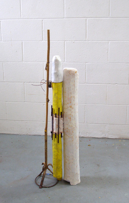 David McDonald Supported Self Wood, Bamboo, Steel, Modeling Compound, Wire, Joint Compound, Enamel Paint