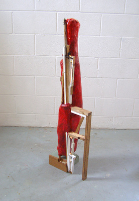 David McDonald Supported Self Wood, Plaster, Wire, Joint Compound, Enamel Paint