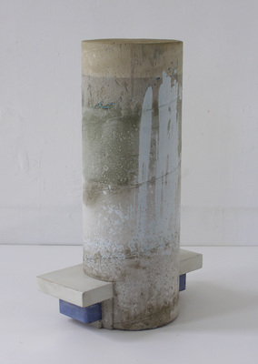 David McDonald 2000-2010 Hydrocal, Mortar, Plexiglas, Wood, Pigment, Enamel