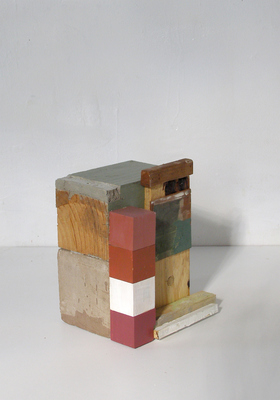 David McDonald Various works 2010-2015 Wood, Mortar, Hydrocal, Acrylic, Pigment