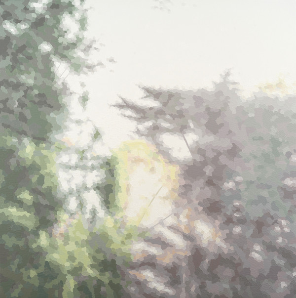 ELAINE COOMBS Large, 40-72'' Acrylic on canvas over panel