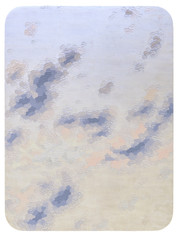 ELAINE COOMBS Skyscapes Acrylic on curved edge wood panel