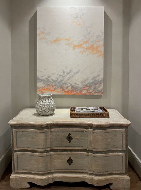 ELAINE COOMBS Installed Acrylic on canvas over panel