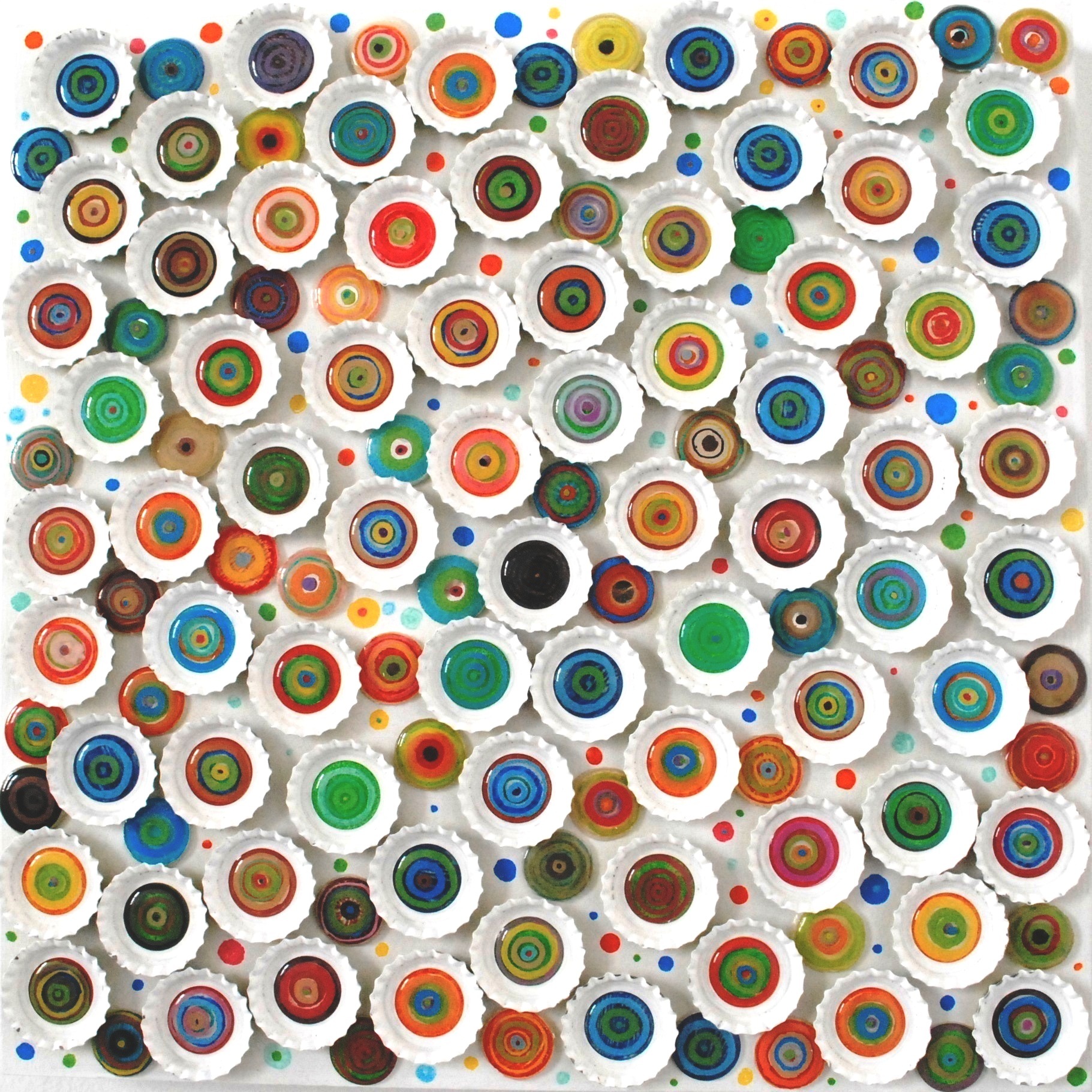 Eung Ho Park  Bottle Caps, Epoxy Resin, Acrylic