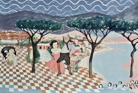 Frances Hamilton Archive Gouache, collage