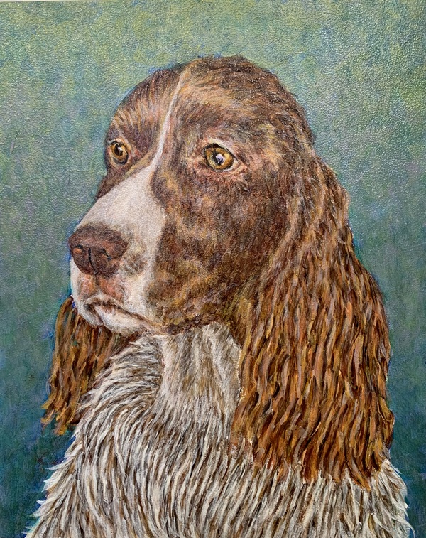 GLENN BRILL Animals Acrylic on Wood Panel