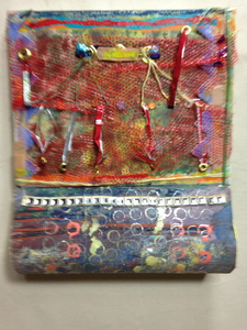 David Greenstein Works - 2013 to present o/c, plastic, grommets, bandaid, string