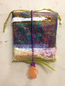 David Greenstein Works - 2013 to present o/c, ribbon, plastic beads, mesh, paper, wire, plastic grass