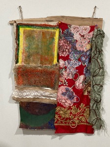 David Greenstein Works - 2013 to present o/c, bubble wrap, fabric, wire, wood, pencil, string, pushpins