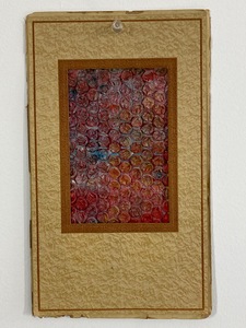 David Greenstein Works - 2013 to present oil on bubble wrap, paper picture frame