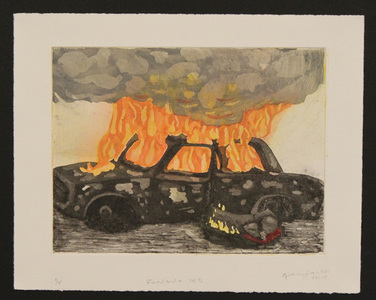 Ginny Parker Military/war inspired works aquatint