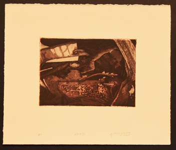 Ginny Parker Military/war inspired works aquatint