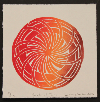 Ginny Parker Abstract & Misc Subjects linocut