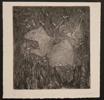 Ginny Parker Animals & Landscape aquatint