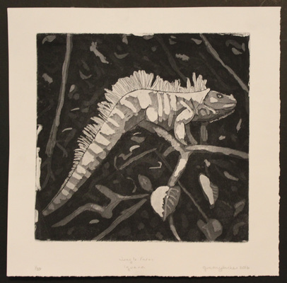 Ginny Parker Animals & Landscape aquatint