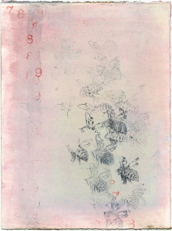 Heather Goodman Bees oil on paper