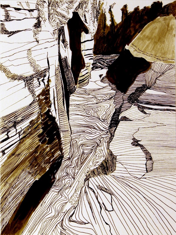Iris Osterman Ink  Ink on paper