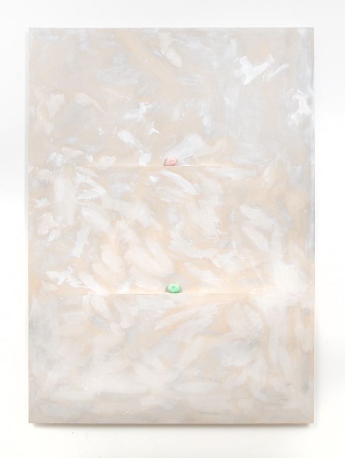 jesse robinson Object-Paintings Oil, metallic pigments on canvas, chalk 
