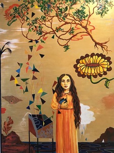 Jill Slaymaker Paintings oil, acrylic, India ink on wood panel