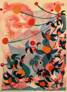 Jill Slaymaker Works on Paper gouache and watercolor on paper