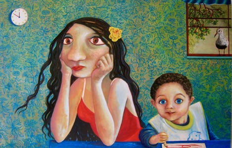 Jill Slaymaker Paintings (selected) oil on wood