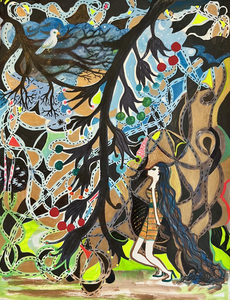 Jill Slaymaker Works on Paper gouache, ink, acrylic, pastel on paper