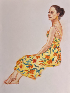 Jill Slaymaker Works on paper  watercolor pencil on paper